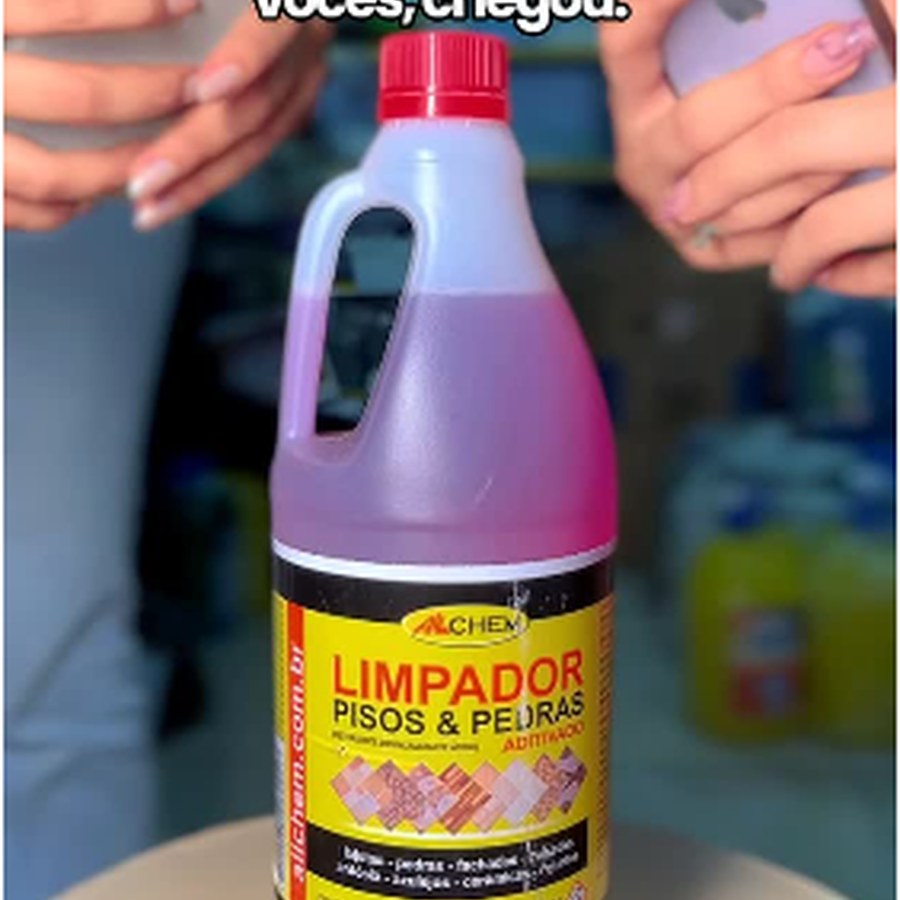 Limpador de Pisos e Pedras